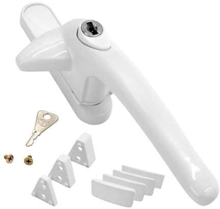 Universal Cockspur Window Handle Kit (3 Pack) - Right, White/White