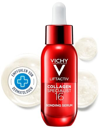 Vichy Liftactiv Collagen Specialist 16 Bonding Serum, Anti-Aging-Innovation mit Co-Bonding-Technologie, 16 Anti-Age Wirkungen, Für straffere Haut und sichtbar gemilderte Falten, 15 ml