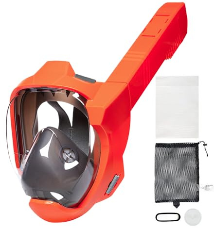 Attrezzatura per Immersione Maschera Integrale Adulto | Maschera da Immersione Integrale | Visione Panoramica 180° Anti-Fog Confortevole per Uomini Donne Nuoto Immersione
