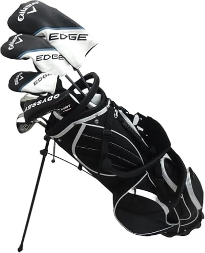 Mens Callaway Golf Set Driver, Wood, Hybrid, Irons, Odyssey Putter, Clubs Bag Regular Flex