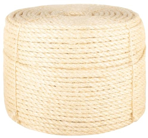 Genérico Cuerda 100% sisal 10 mm 25 m,Bricolaje,Accesorios de Bricolaje,Cadenas, Alambre y Cuerda,Sogas y Cuerdas metálicas-155022