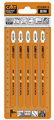 CMT Orange Tool JT318VF-5 JIG SAW BLADES WOOD&METAL/FINE STRAIGHT