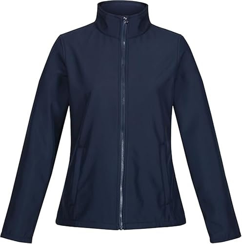 Regatta Professional Womens Ablaze Printable Softshell Jacket, Navy(navy), 12 EU