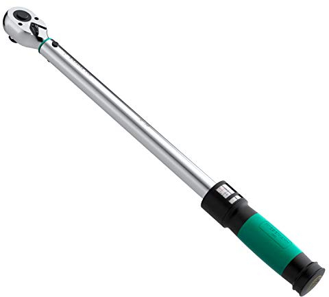 WIESEMANN 1893 Torque Wrench 1/2 inch 20-200Nm Ensure Series from I Torque Wrench with Double Scale & Right-Hand Tightening I Made of Q-30 Chrome-Plated Steel I in Transport Box I 81437