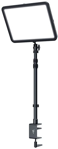 Razer Key Light Chroma - Razer Chroma RGB-Lighting for Streaming (All-in-one Stream Panel, Customizable Spectrum, Interactive Lighting, Wi-Fi and Bluetooth) Nero