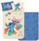 MTOnlinehandel Bettwäsche 100x135, Klein-Kinderbettwäsche Mädchen und Jungen Babybettwäsche, 100% Baumwolle, 1x Kissenbezug 40x60 + Bettbezug 100x135 (Stitch)
