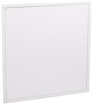 Trappe de visite encastrable 600x600 mm en acier galvanisé, finition blanche avec ouverture/fermeture par simple pression, pour un accès aux espaces techniques, installation facile NOYON & THIEBAULT