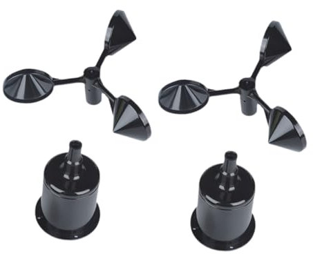 Gatuida Windanemometer Gehäuse Abs Robustes Windrichtungsanzeiger Gehäuse Zubehör Für Windmesser Windnavigation Umweltschutz Wettermessung