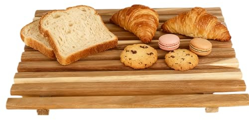 Brödskärbräda Skrymfri Med Kapacitet Trä Bakredskap Och Tillbehör