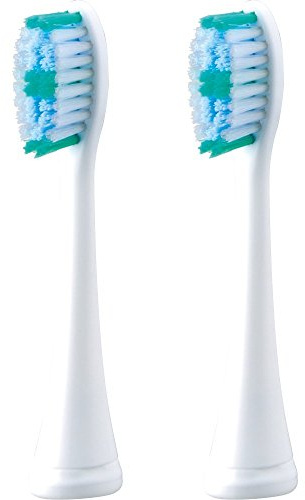 Panasonic WEW0936 Multifunktionsbürste 2er Pack Ersatzbürsten Aufsteckbürsten Bürstenköpfe für Schallzahnbürste EW-DL83 (WEW0936W830)