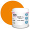 BOX DECO COULEURS Aqua Déco 2,5 Liter Acrylfarbe Satin Optik Wandfarbe Orange apricot