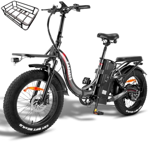 Fafrees F20 X-MAX [Oficial] Kapprad Ebike Hombre 20 pulgadas 48 V 30 Ah Batería Fatbike E-Bike Bicicleta plegable 65 N.m, E Bike Mujer Luz de freno, E Bicicleta de Montaña, Bicicleta Eléctrica Fatbike