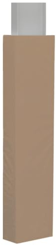 We Pad It Safety Pole Pad, for Square Pole Only, 4 FT Tall, 2” Thick Foam, Weatherproof, UV-Resistant, Hook/Loop Closure