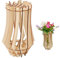 Wooden Vase for Lego Flowers Vase for Lego Flowers Bouquet Practical Wooden Puzzle Creative Suitable for Bouquets Roses Sunflowers Tulips 12 * 18 CM