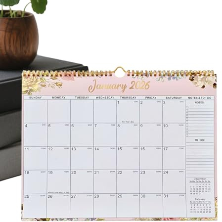 2026 Års Kalender 36,8 X 30,0 Centimeter Planeringskalender