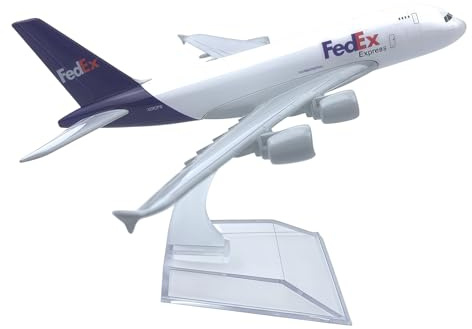 Nhemeylp Model Plane, A380 Airplane Model 1:400 Diecast Airway Planes, Metal Aircraft with Display Stand for Adult Collectors & Aviation Enthusiasts (Express Ver.)