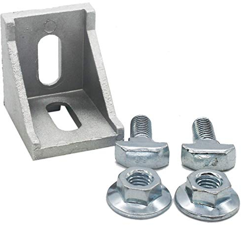 Fullerkreg - 8 x Winkel 40x 40 Profil Nut 10 mit Befestigung