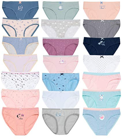 Channo Braguitas de Algodón para Mujer con Estampados Originales. Suave y Cómodas - Pack Sorpresa de 9, XL