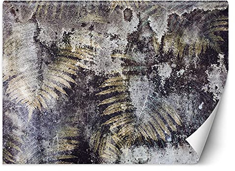 Feeby Fototapet Ormbunke Växt Natur 254x184 cm Grön Fleece Vägg Tapet Vardagsrum Sovrum Kontor Hall Kök Dekoration Väggbilder XXL Modern Väggdekor Grunge Vägg Abstrakt