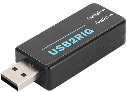 Interfaz de Tarjeta de Sonido Digital, Control Cat, Conector Serie USB con TTL/232, para FT8, FT4, JS8Call, WinLink, VaraHF, Elecraft, Xiegu
