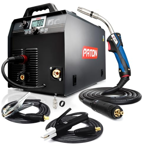 PATON StandardMIG-350-400V 350A Saldatrice digitale professionale 3 in 1 MIG/MAG, TIG e MMA, 400V – Inverter ad alte prestazioni, set completo per uso professionale