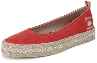 Blowfish Malibu Women's Benita Ballet Flat Red Suede 7.5 M