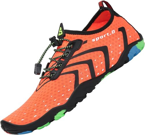 SAGUARO Chaussures Aquatiques Homme Femme Chaussure d'eau Respirant Chaussures de Plage Séchage Rapide Chaussures Mer pour Plongée Nautiques Baignade Riviere,GR.35-48 EU