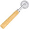 Pasta Cutter Wheel Zinc Alloy Long Wooden Handle Ravioli Stamp Maker Press Rolling Rotary Cutter Pizza Pastry Tools Fluted Edge Molds Home Attachment Kitchen Gadget Features