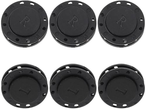 iplusmile Boutons Magnétiques à Coudre, 6 Paires de Fermoirs Cachés 1,02 × 1,02 × 0,12 Pouces pour Vêtements, Manteaux et Cardigans – Fermeture Facile & Discrète pour Couture DIY et Accessoires de Mer