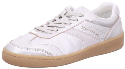 Marc O'Polo 501 16263503 100 - Damen Sneaker -140-Light-Silver, Größe:41 EU