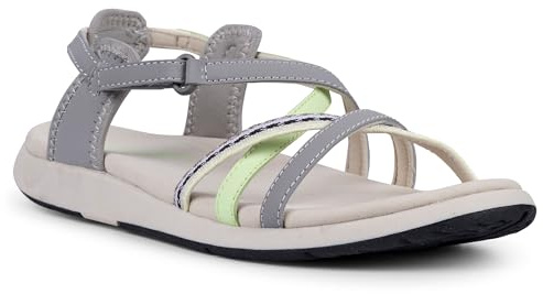 Trespass Womens Multi-Strap Sandals Perla - Women's Casual Strappy Sandal, Summer Beach Sandals with Cushioned & Moulded Footbed, Decorative Strap Sandal Indoor Outdoor