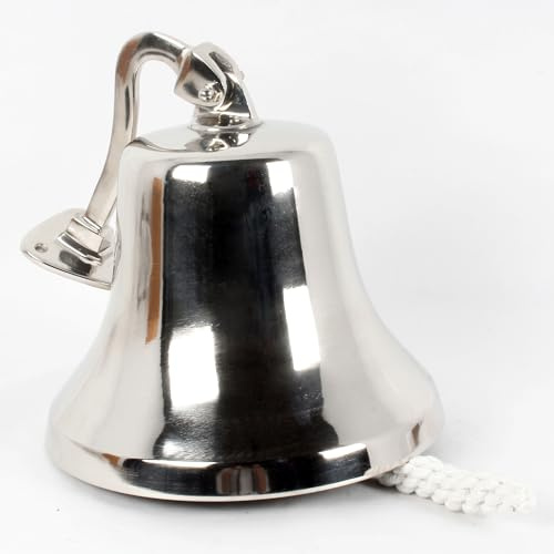 Aluminum Ship Bell AL 1845 (Chrome, 9)