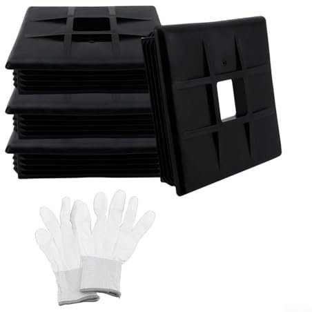 Juego de 4 accesorios para remolque RV a prueba de polvo, extremo de parachoques de polietileno fiable que mejora el flujo de aire y el rendimiento (B)