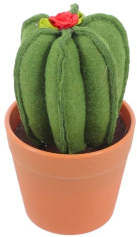 DOITOOL Kaktus-Nadelkissen Mit Blumentopf Design Nähzubehör Organizer Für Nähen Und Quilten Olivgrüner Nadelhalter Zur Effizienten Aufbewahrung Von Nähnadeln Für Heimwerker Und Stickerei