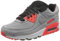 Nike Damen Air Max 90 Sneaker, Night Silver Bright Crimson Bianco Night Silver, 38 EU