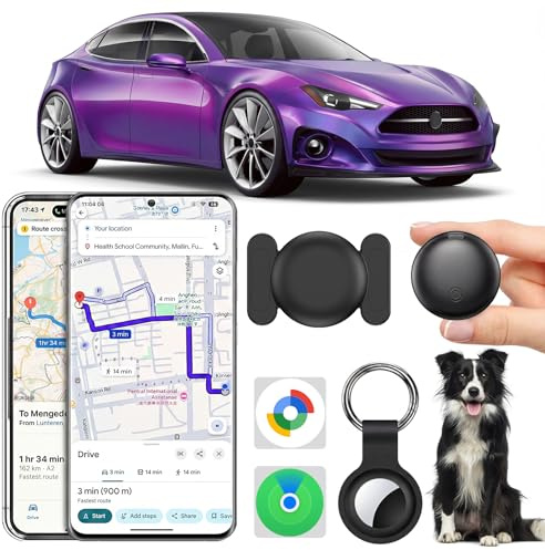 GPS Coche Localizador, 2026 Nuevo Magnetismo Localizadores GPS Sin Tarjeta SIM ni Suscripción para Android y iOS, Invisibilidad Tracker Rastreador Oculto para Coches/Motocicleta/Bicicleta