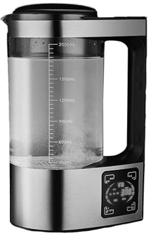 WBRSybUK Máquina Eléctrica De Botella De Agua Enriquecida con Hidrógeno De 2L, Filtro De Agua, Dispensador De Agua, Generador De Agua De Hidrógeno, Reutilizable, Fácil De Usar