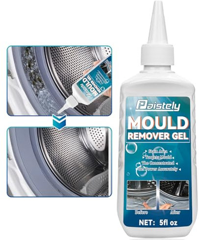 Mould Remover, Deep Mould Cleaner Gel, Mold Remover Gel for Household, Toilet, Washing Machine, Seal Bathroom, Kitchen Sink, Tile Grout Stains (160g)