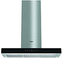 Whirlpool - Campana extractora de pared WHBS 92F LT K, tecnología 6th sense, 5 potencias de extracción, potencia 750 m3/h