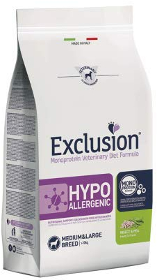 Exclusion Hypoallergenic Medium/Large Breed Insekt & Erbse 2 kg