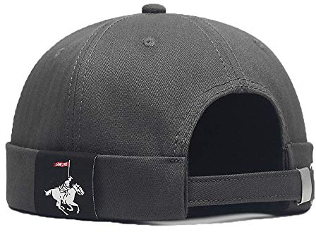 YAMEE Docker-Cap Docker Mütze Seemannsmütze Hafenmütze Herrenmütze Bikercap Hat Wandermütze Dockercap Kopfbedeckung Seemannskappe(Kopfumfang Größenverstellbar