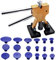 LONTOM Car Dent Puller Kit, Paintless Dent Removal Kit, Car Dent Repair Kit, Car Dent Remover Lifter with 18 PCS Dent Puller Tabs, Auto Body Dent Remover Tool for Car Motorcycle Refrigerator