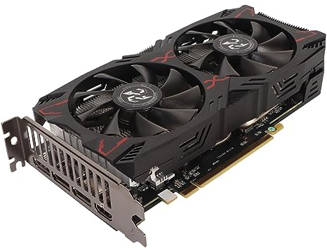 Scheda Grafica RX5500XT da 8 GB, GDDR6, 128 Bit, PCI Express 4.0, 1717/1750 MHz, Scheda Video per Giochi per PC con HDMI e 3 Porte DP