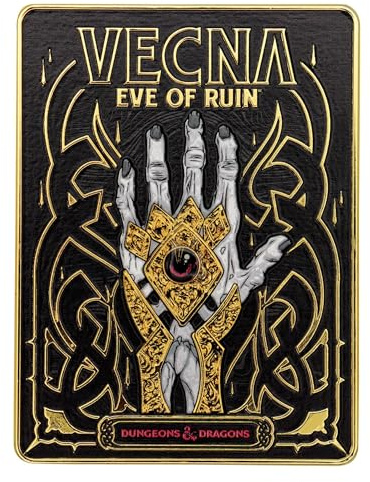 FaNaTtik Dungeons & Dragons Vecna Eve of Ruin - Lingotto e supporto in metallo
