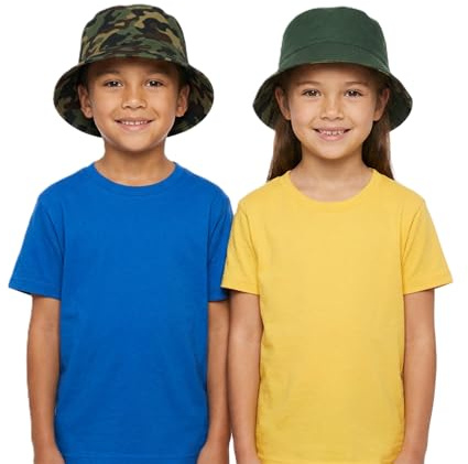 A2Z 4 Kids Older - Bucket Hat 3260 Camo Green 8-12 Years