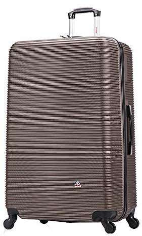 InUSA ROYAL 32-Inch Extra-Large Hardside Spinner Luggage Lightweight Brown