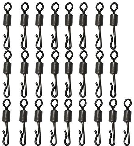 NEWSHOT Size 8 Quick Change/Release Swivels - Carp Coarse Fishing Terminal Tackle(Pack of 25)