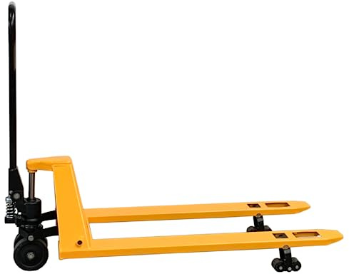 Niederflurhubwagen Oswald HUF51 1500 kg 51 mm Gabelhöhe Flacher Hubwagen PU Tandemrollen