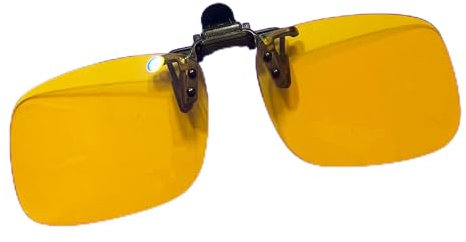 RED-THERA Cubre Gafas Anti Luz Azul (Compatibles con Gafas de Vista) - Unisex para hombre y mujer - Protección frente a pantallas,TV, Gaming, oficina - Blue light glasses. (Amarillas 50%)