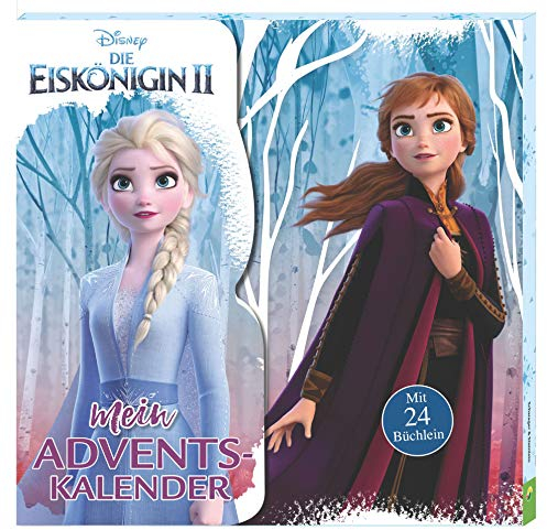 Schwager und Steinlein Die Eiskönigin 2 Mein Adventskalender. Kalenderbox mit 24 Mini-Büchlein: Erlebe Weihnachten mit Elsa und Anna. Für kleine Frozen-Fans ab 3 Jahren